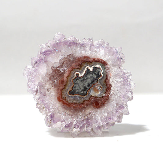 Delicate Crystal Flower Stalactite Slice – Amethysts Crystals Stalactites