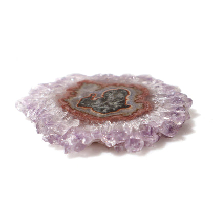 Delicate Crystal Flower Stalactite Slice – Amethysts Crystals Stalactites