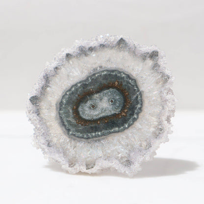 Gorgeous Green-Blue Agate Center Stalactite