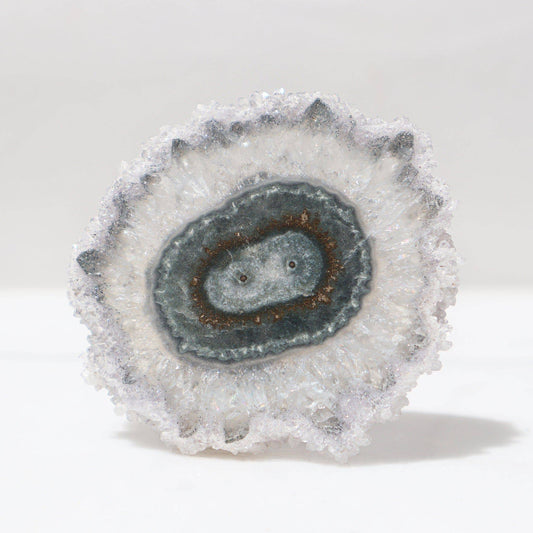 Gorgeous Green-Blue Agate Center Stalactite