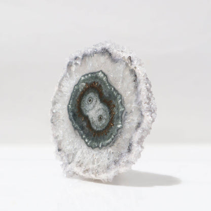 Gorgeous Green-Blue Agate Center Stalactite