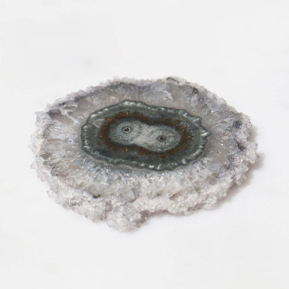 Gorgeous Green-Blue Agate Center Stalactite