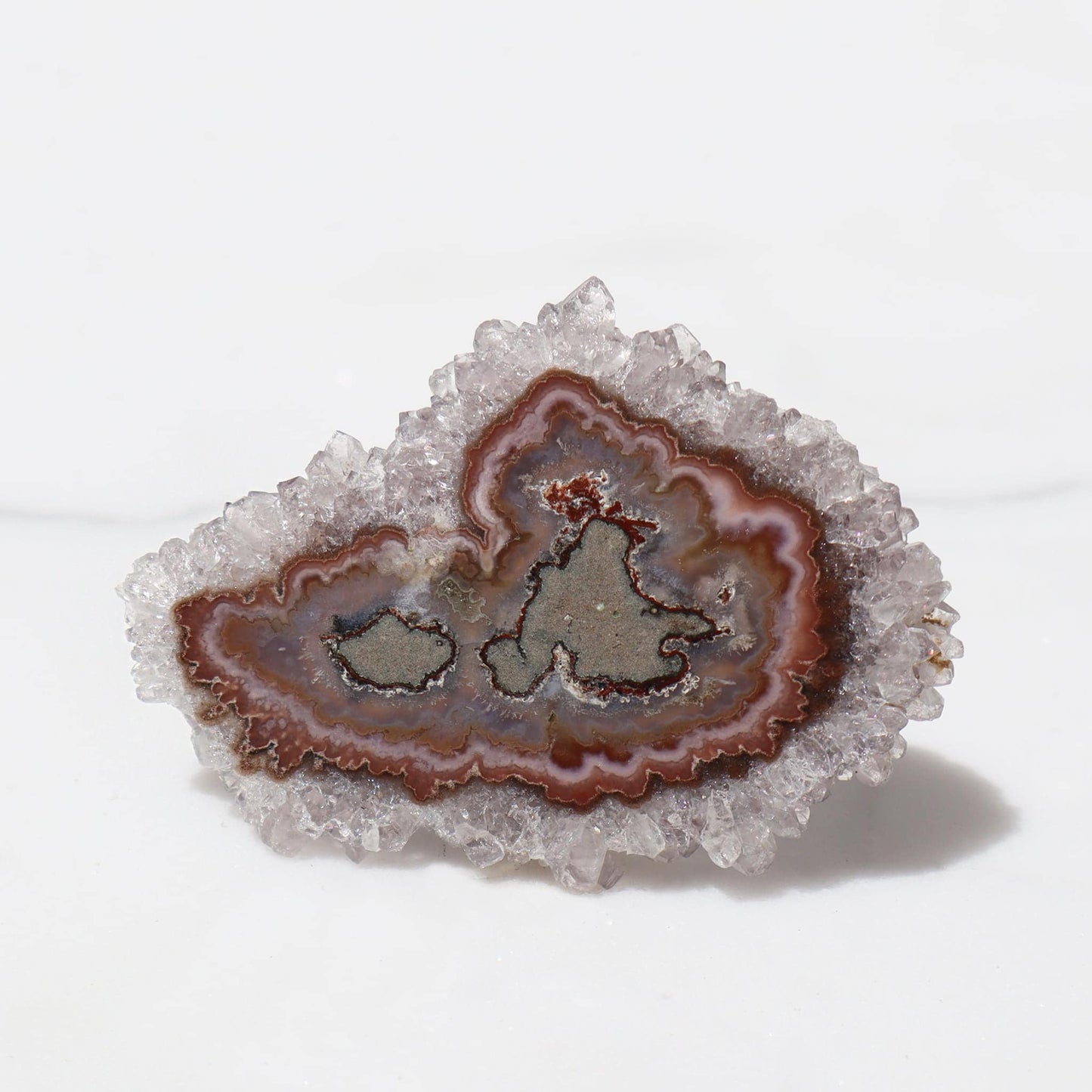 Handsome Earth Tones Amethyst Stalactite
