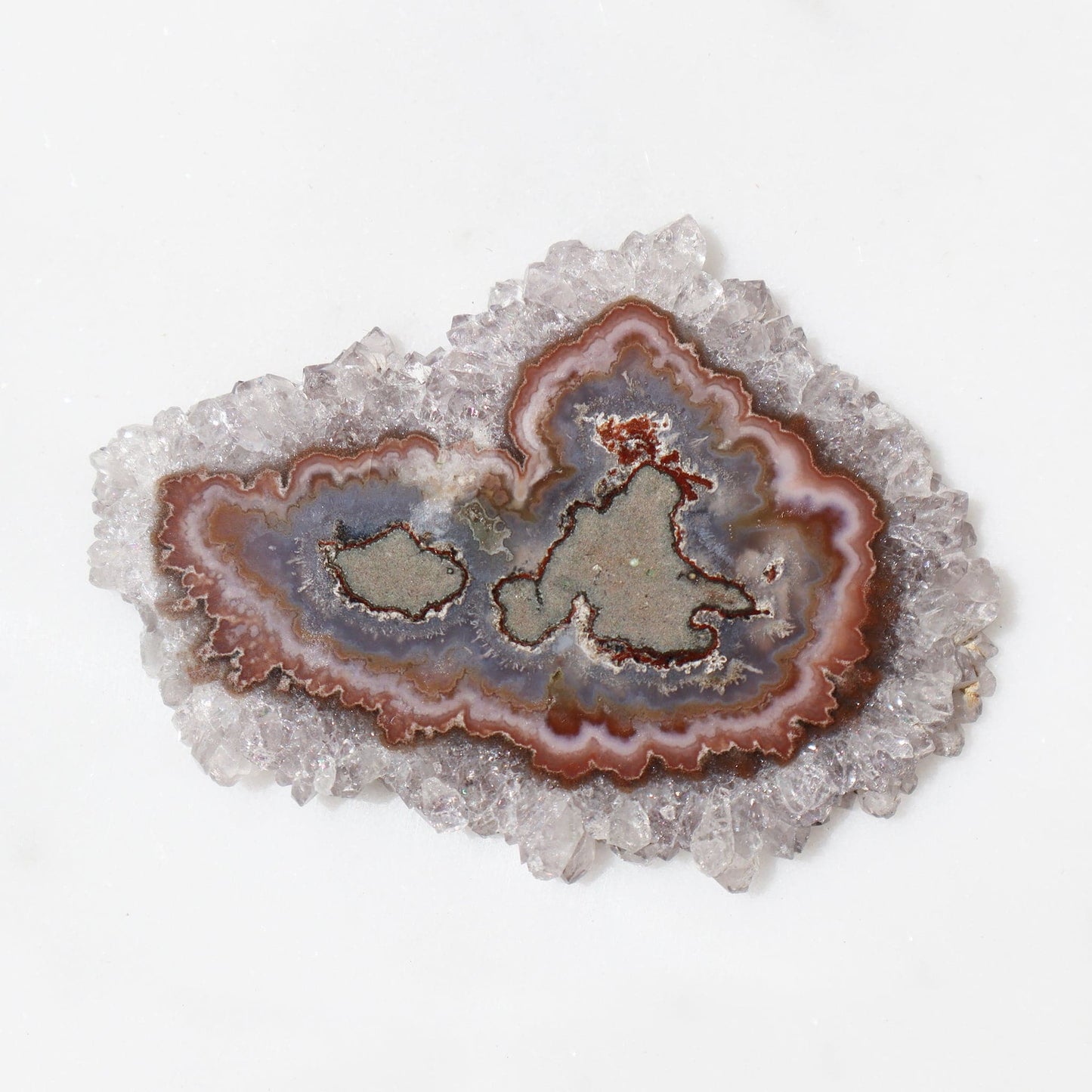 Handsome Earth Tones Amethyst Stalactite