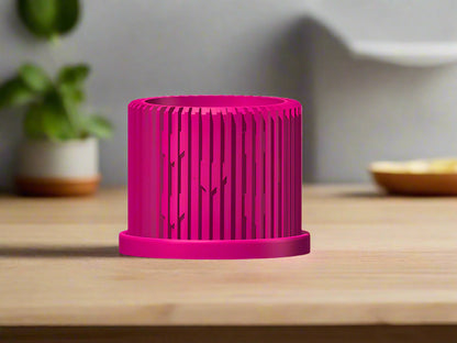 Modern Heart-Shaped Planter with Drainage & Saucer – Unique Valentine’s Day Gift for Plant Lovers, 3d Printed Planter Home Hosting Decor, – Planter