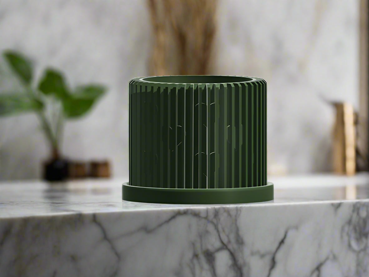 Modern Heart-Shaped Planter with Drainage & Saucer – Unique Valentine’s Day Gift for Plant Lovers, 3d Printed Planter Home Hosting Decor, – Planter