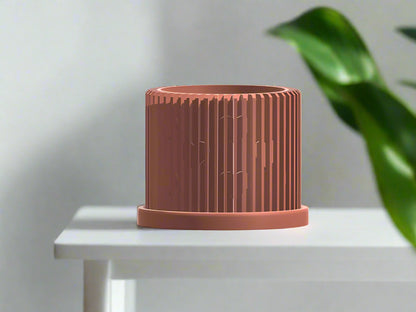 Modern Heart-Shaped Planter with Drainage & Saucer – Unique Valentine’s Day Gift for Plant Lovers, 3d Printed Planter Home Hosting Decor, – Planter