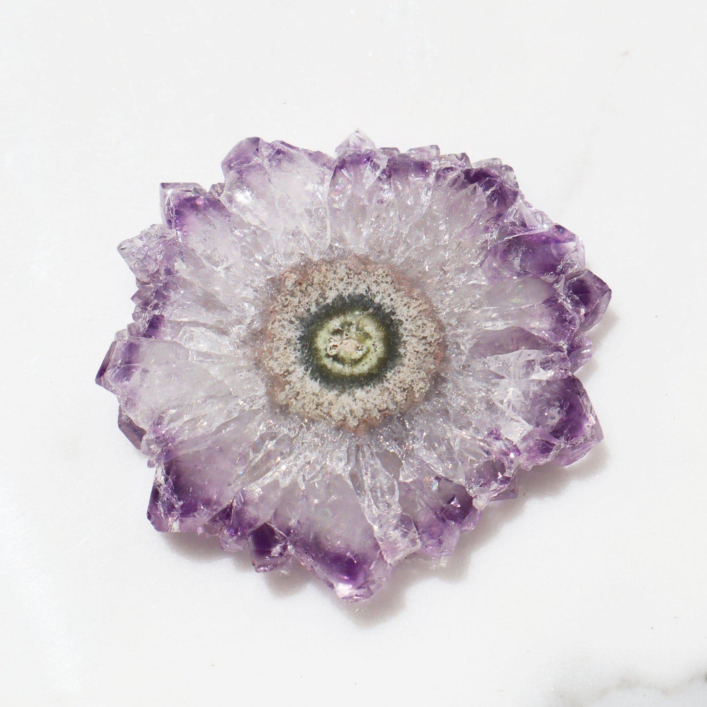 Flower of Mineral Crystals – Amethysts Crystals Stalactites