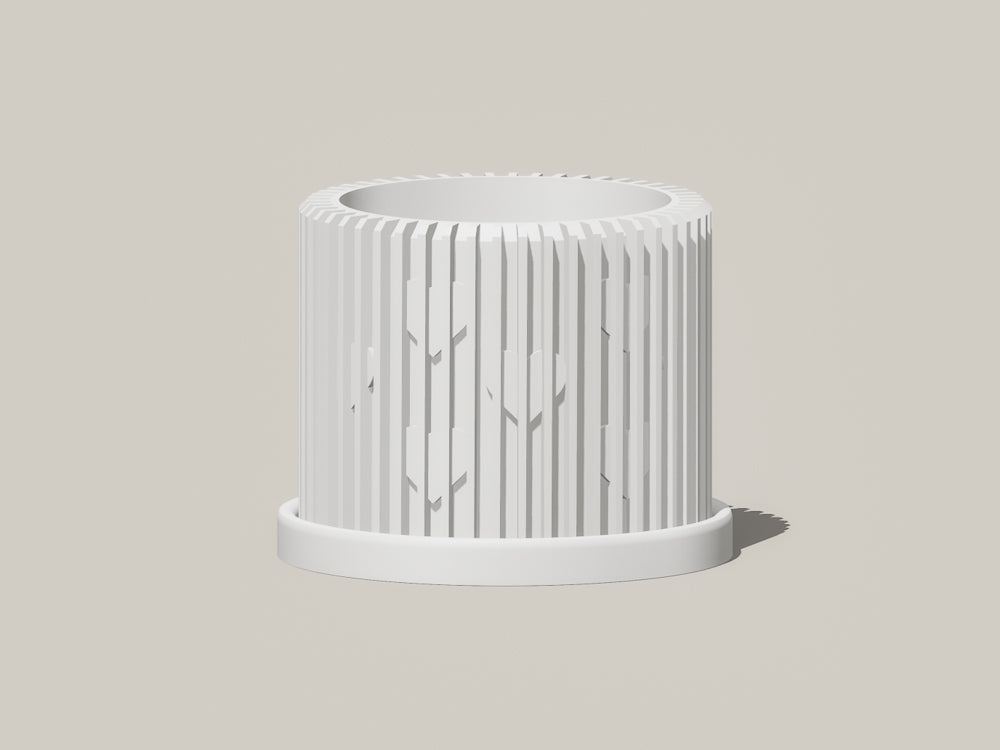 Modern Heart-Shaped Planter with Drainage & Saucer – Unique Valentine’s Day Gift for Plant Lovers, 3d Printed Planter Home Hosting Decor, – Planter
