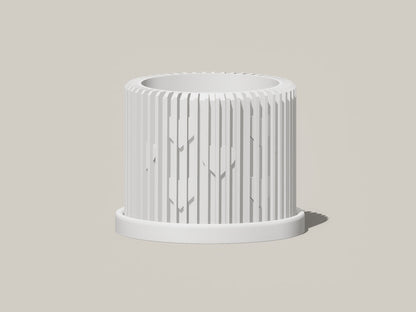 Modern Heart-Shaped Planter with Drainage & Saucer – Unique Valentine’s Day Gift for Plant Lovers, 3d Printed Planter Home Hosting Decor, – Planter