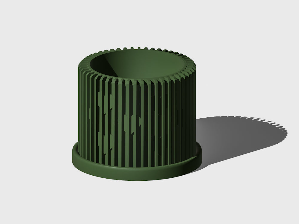 Modern Heart-Shaped Planter with Drainage & Saucer – Unique Valentine’s Day Gift for Plant Lovers, 3d Printed Planter Home Hosting Decor, – Green Planter