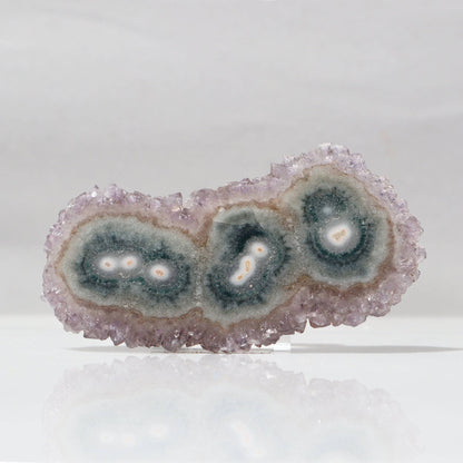 Triple Center Stalactite of Green Agate