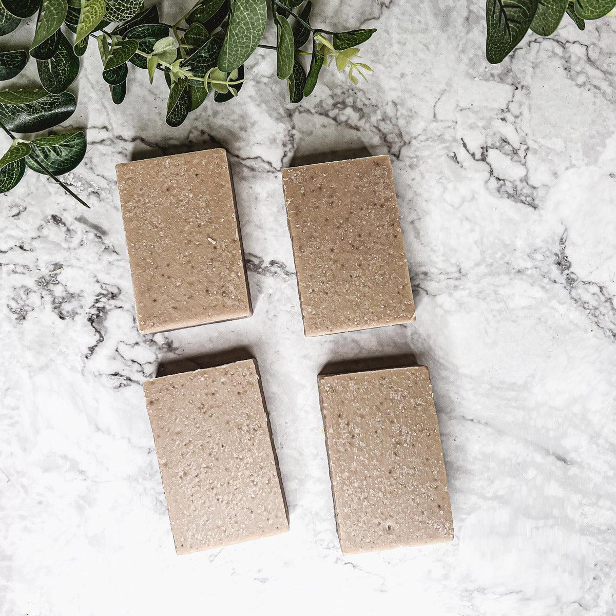 Sandalwood Red Rose - Handmade Soap, Exfoliating Scrub