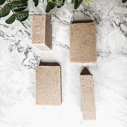 Sandalwood Red Rose - Handmade Soap, Exfoliating Scrub