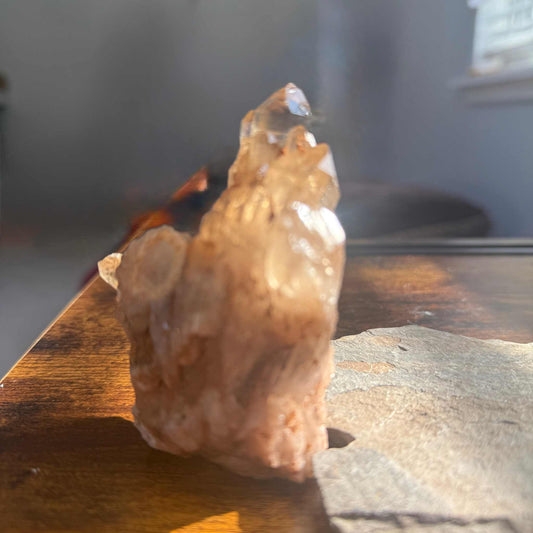 Natural Kundalini Citrine Summit Cluster 🌄✨ – All Crystals