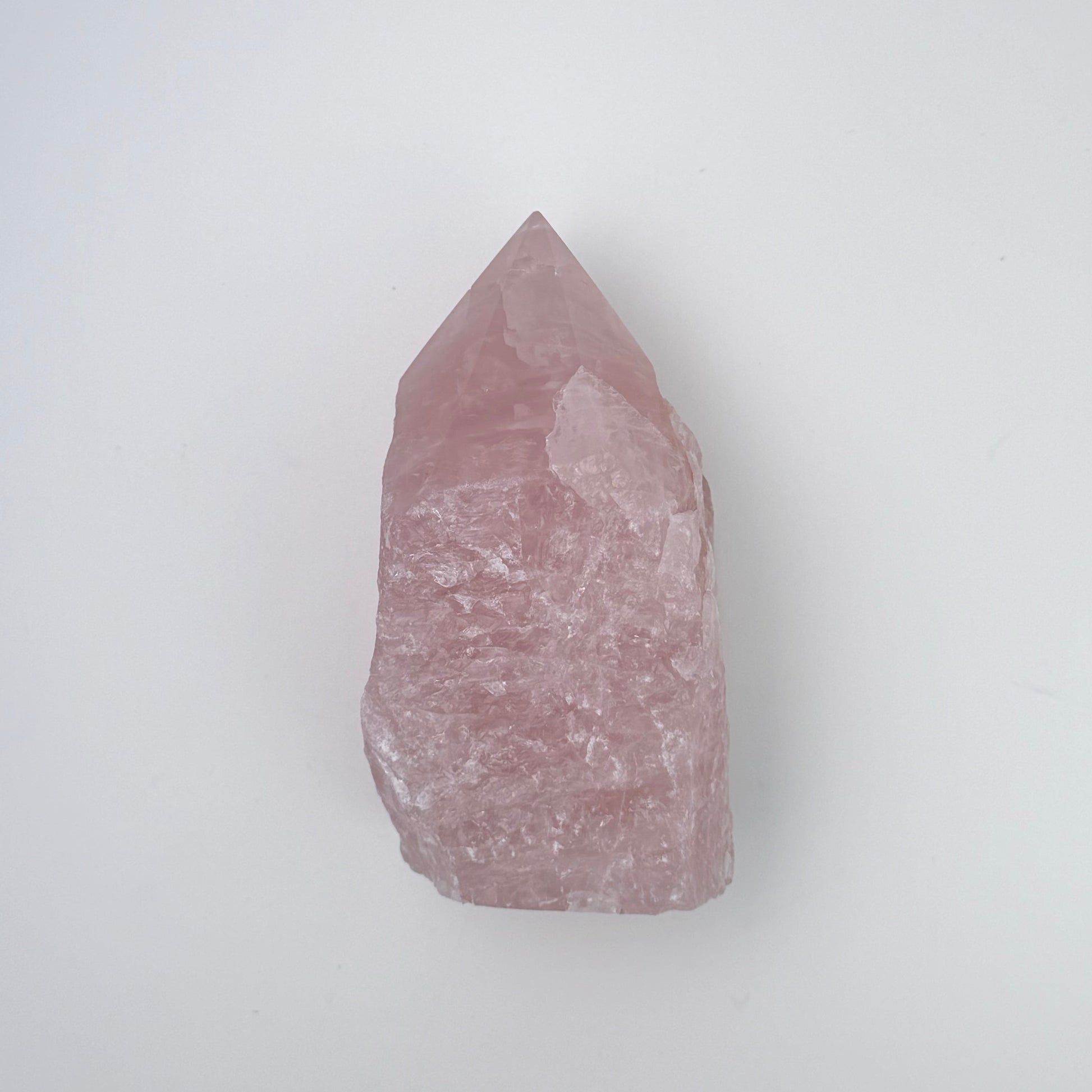 Part Polished Towers – Rose Quartz 4.25"