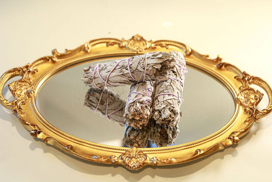 White Sage & Lavender - 4" - Native-Owned, Sustainably Harvested