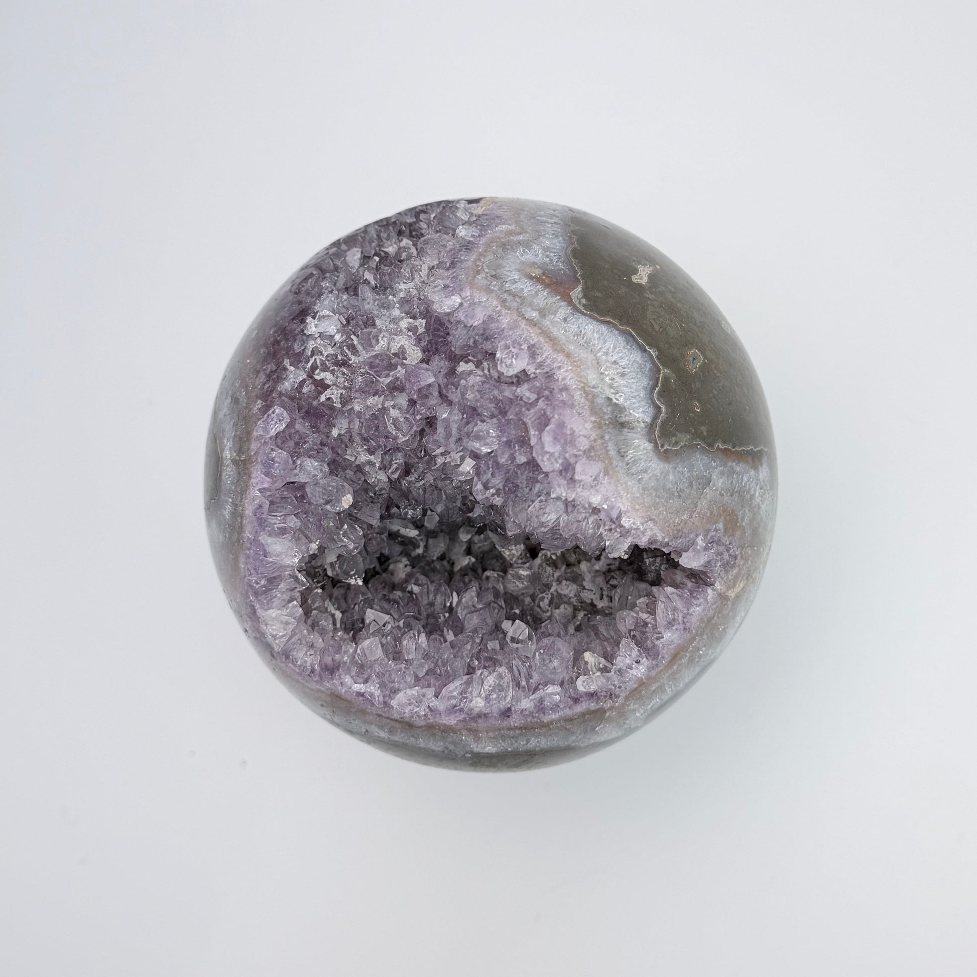 Amethyst Sphere – LG Geode Sphere 105 mm