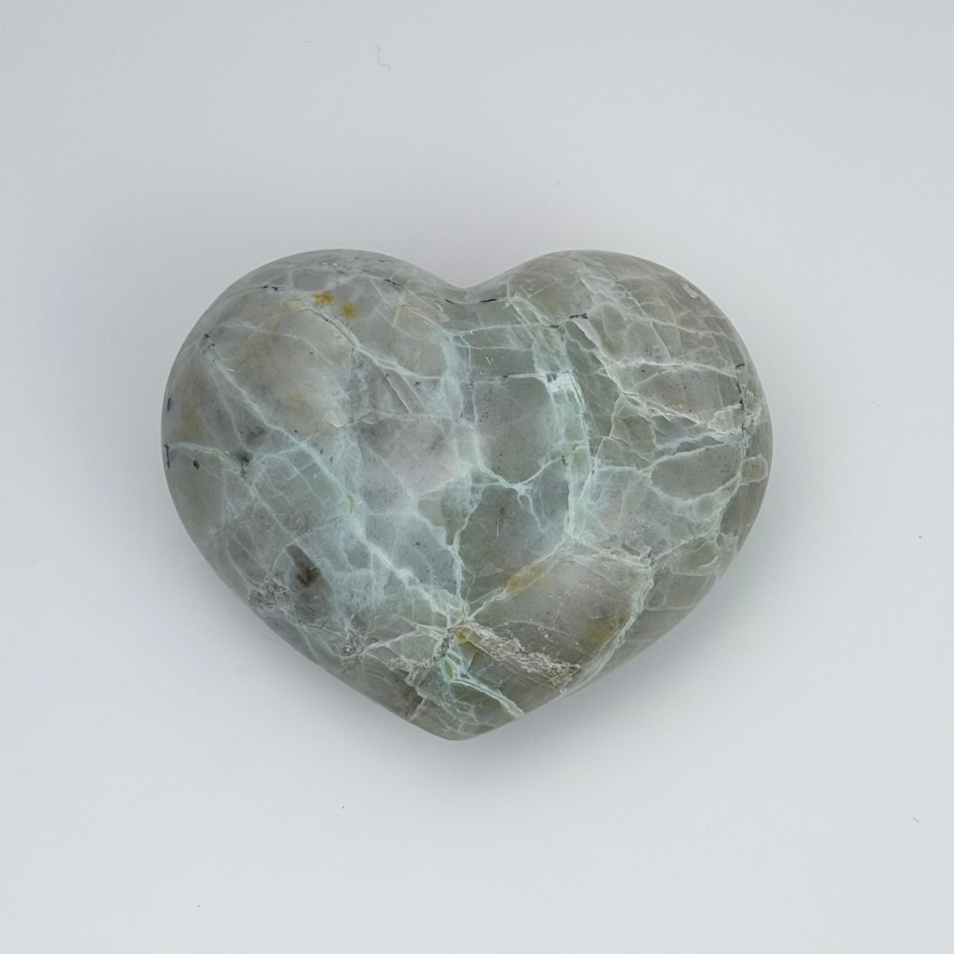 Green Moonstone – Heart 2.75x2x1"