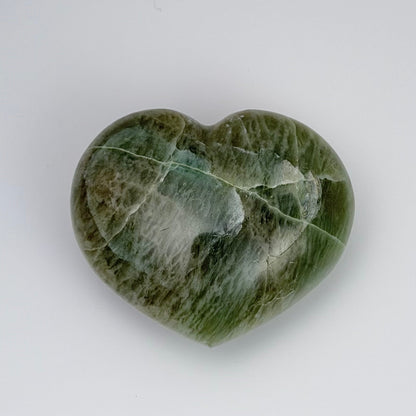 Green Moonstone – Heart 2.5x2x0.75"