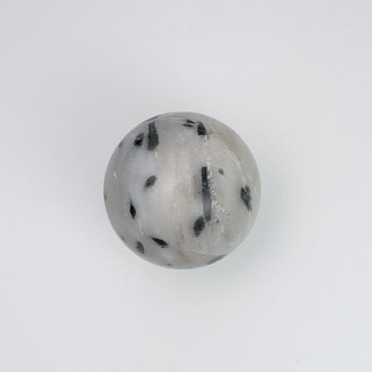 Tourmalinated Quartz Sphere