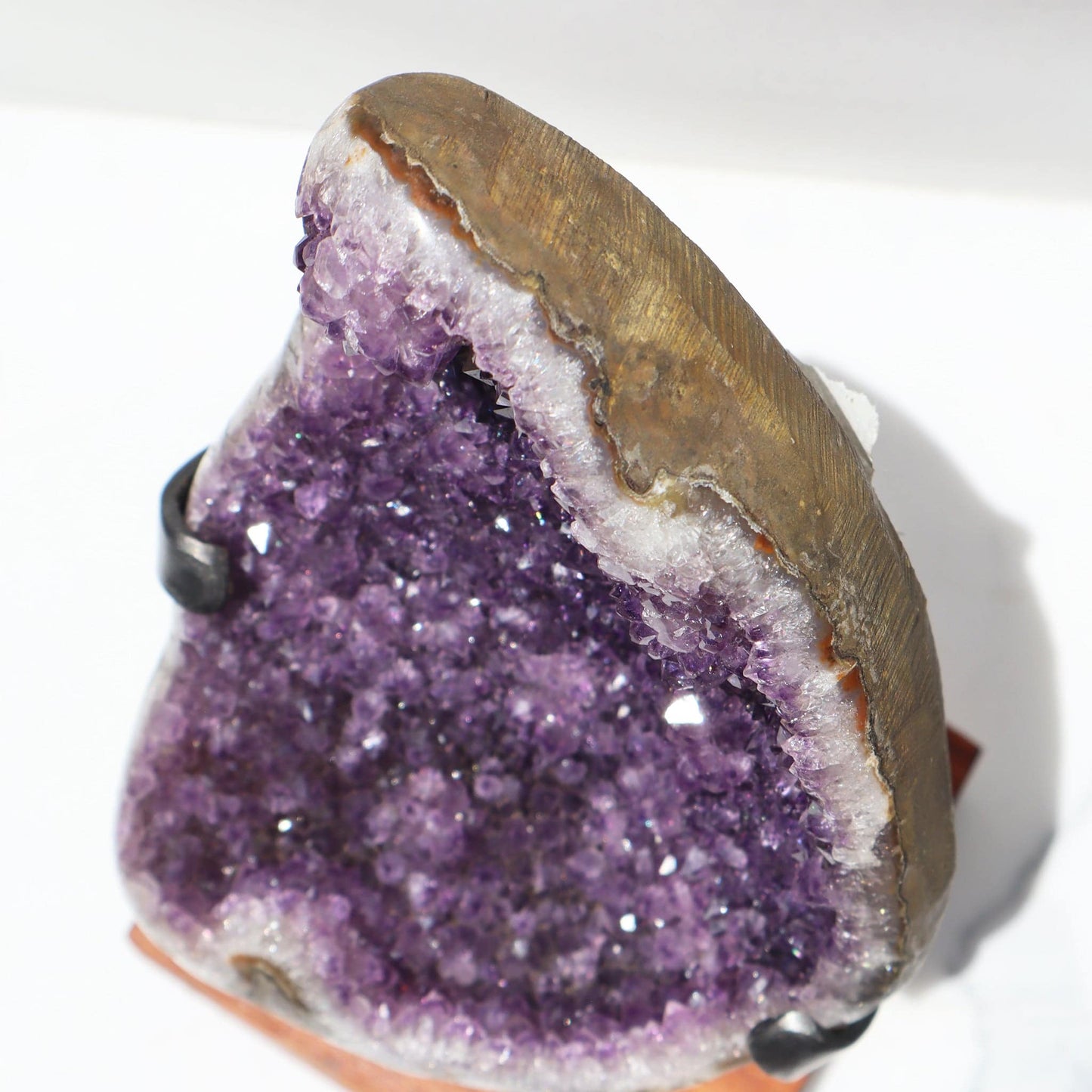Amethyst Geode Fragment Orchid Purple – Amethysts Crystals mounted