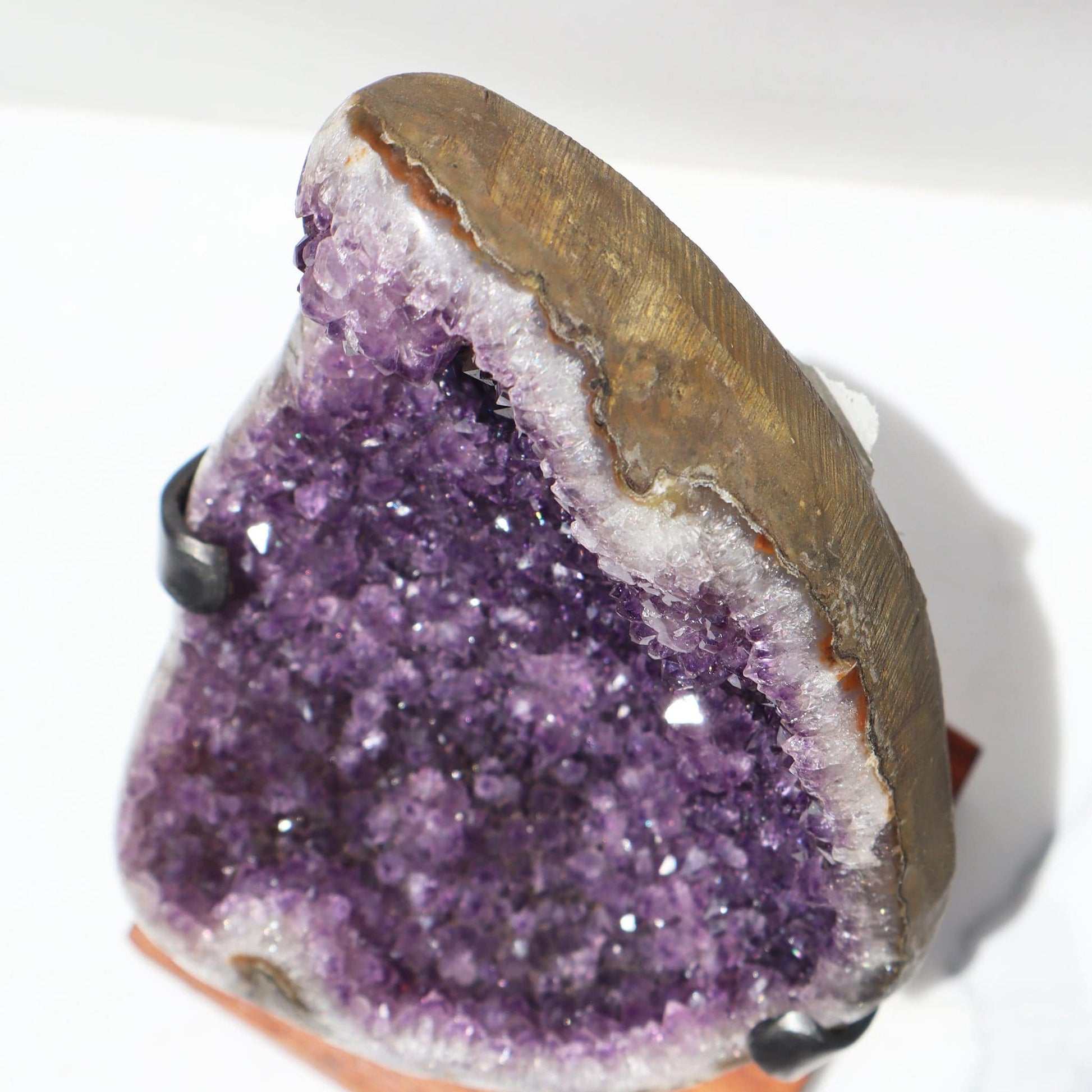 Amethyst Geode Fragment Orchid Purple – Amethysts Crystals mounted