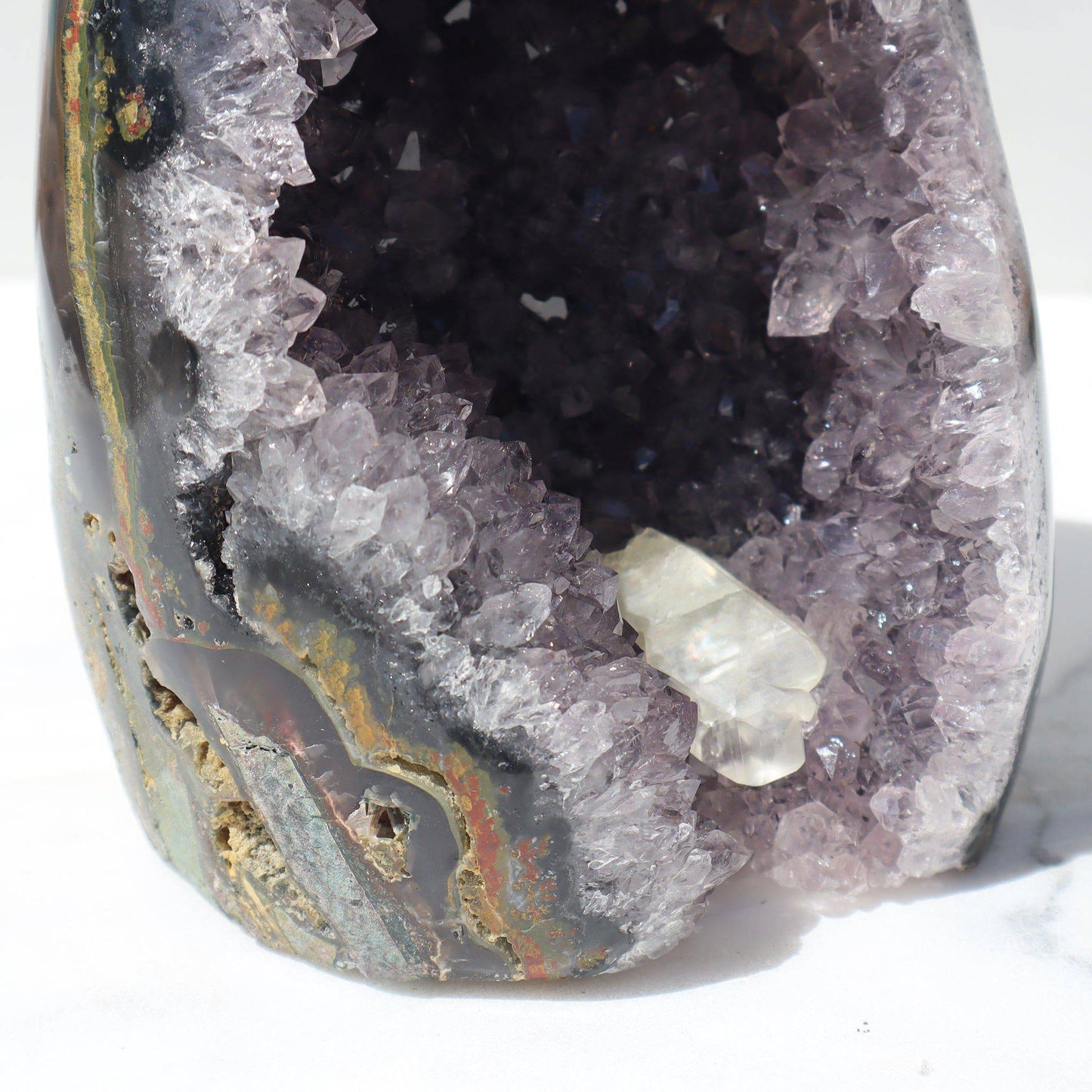 Rare Agate Colors and Mauve Quartz – Amethysts Crystals Rare