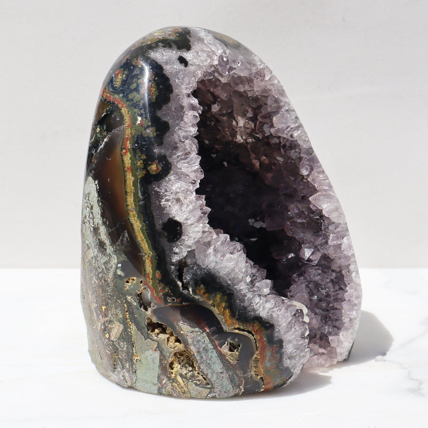 Rare Agate Colors and Mauve Quartz – Amethysts Crystals Rare
