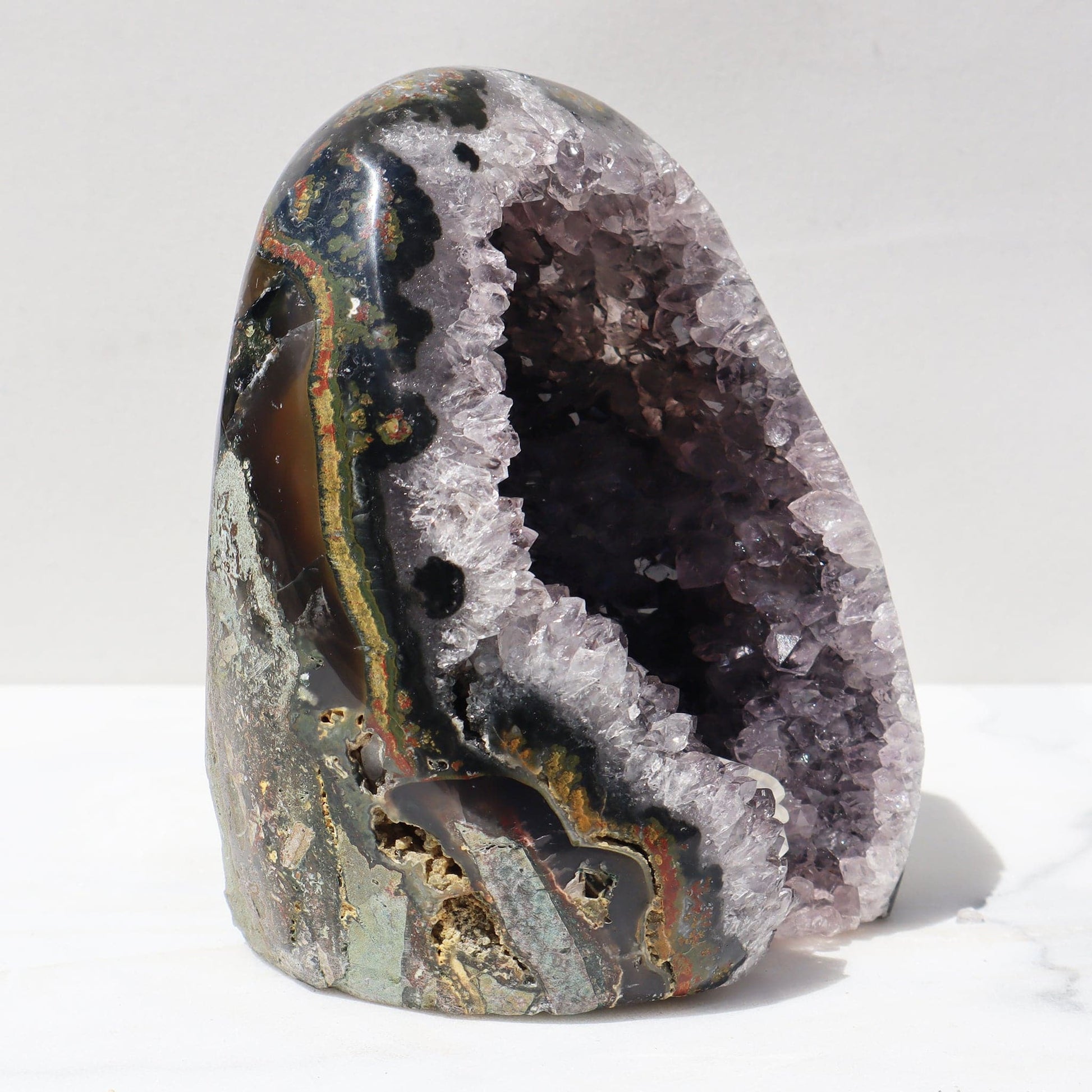 Rare Agate Colors and Mauve Quartz – Amethysts Crystals Rare