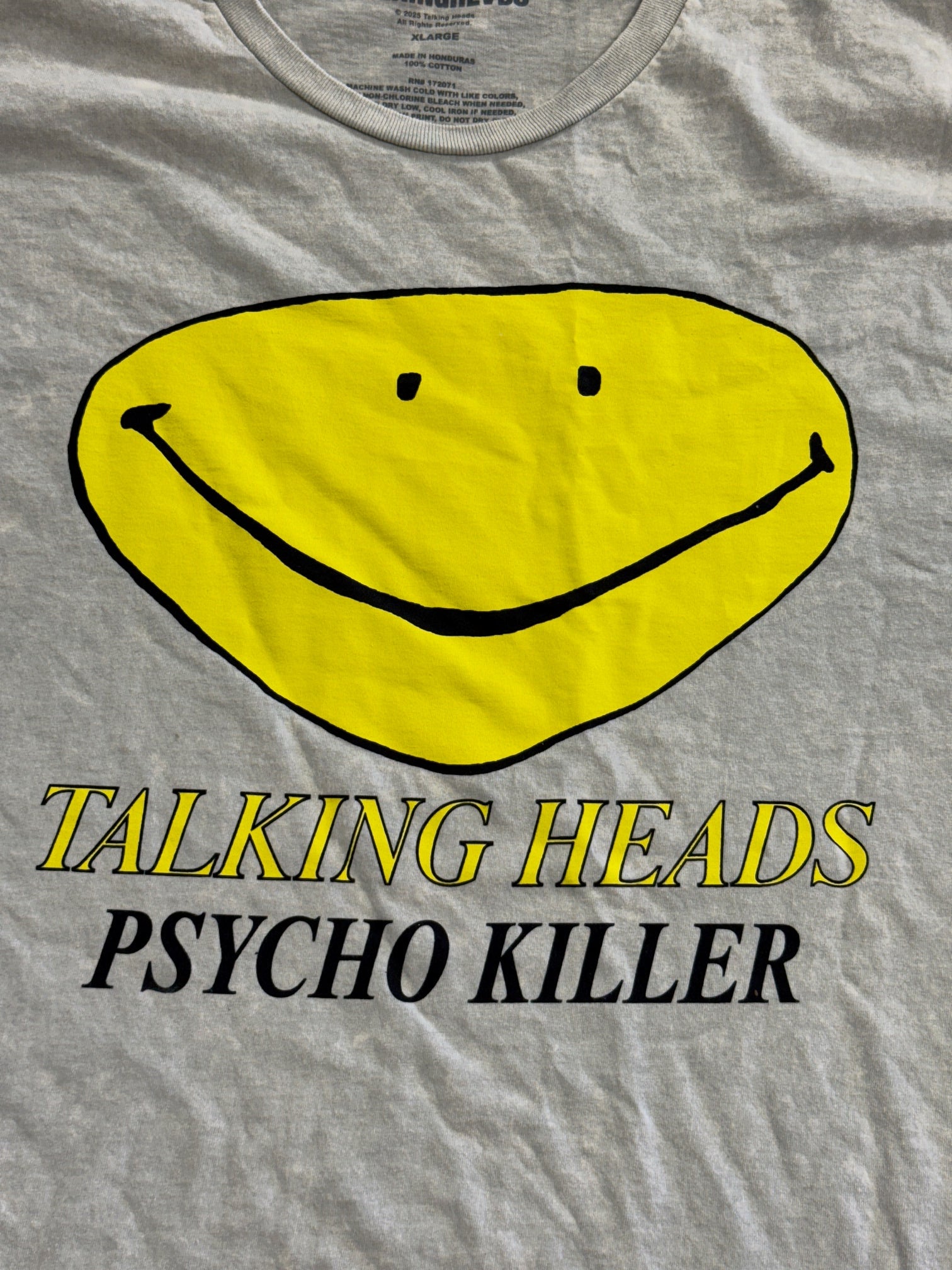 Talking Heads Psycho Killer T-Shirt | Band Tee – Men's T-shirts