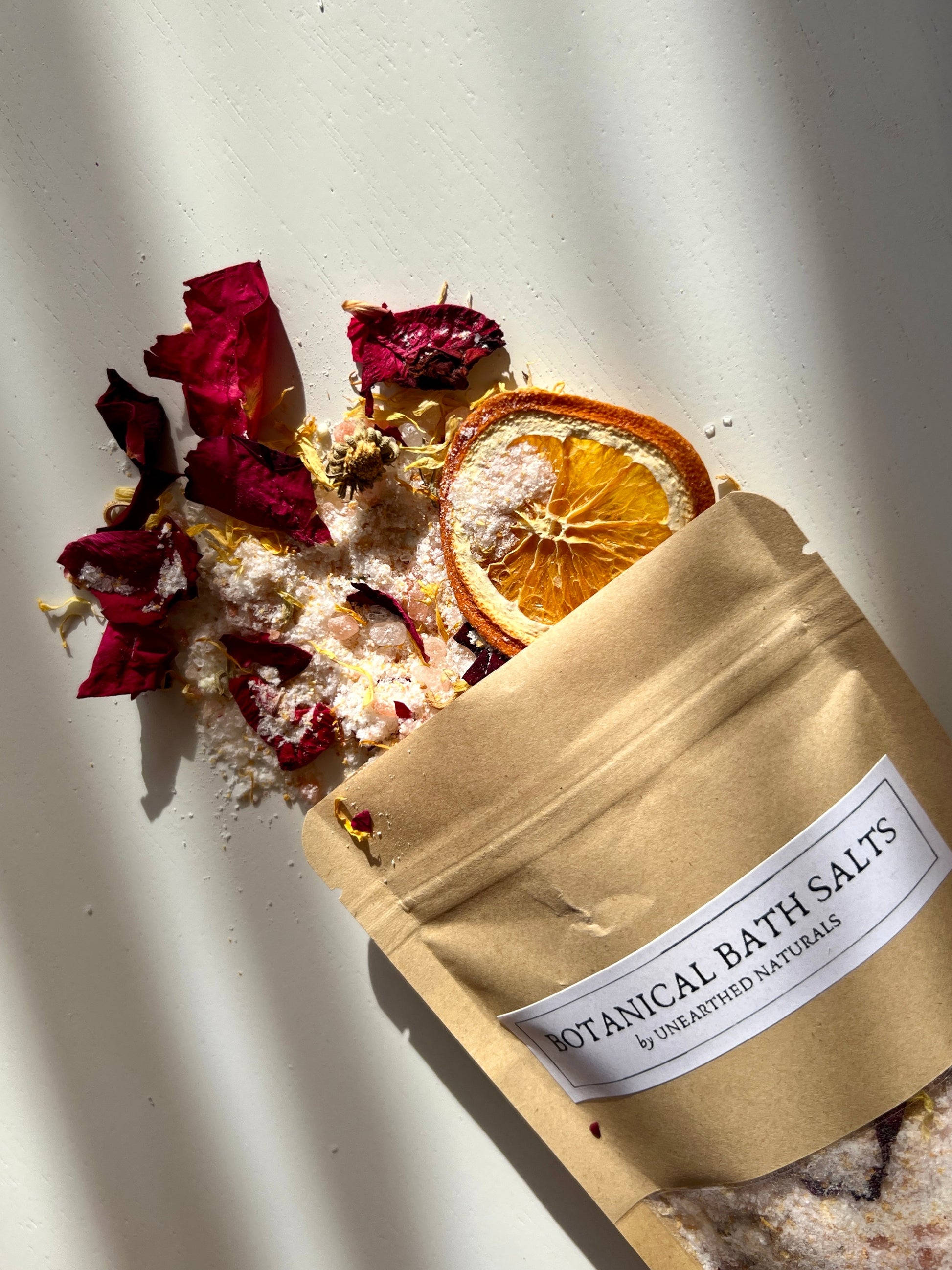 LOVE STRUCK - Calendula, Rose & Orange Botanical Bath Salts – Bath Salts