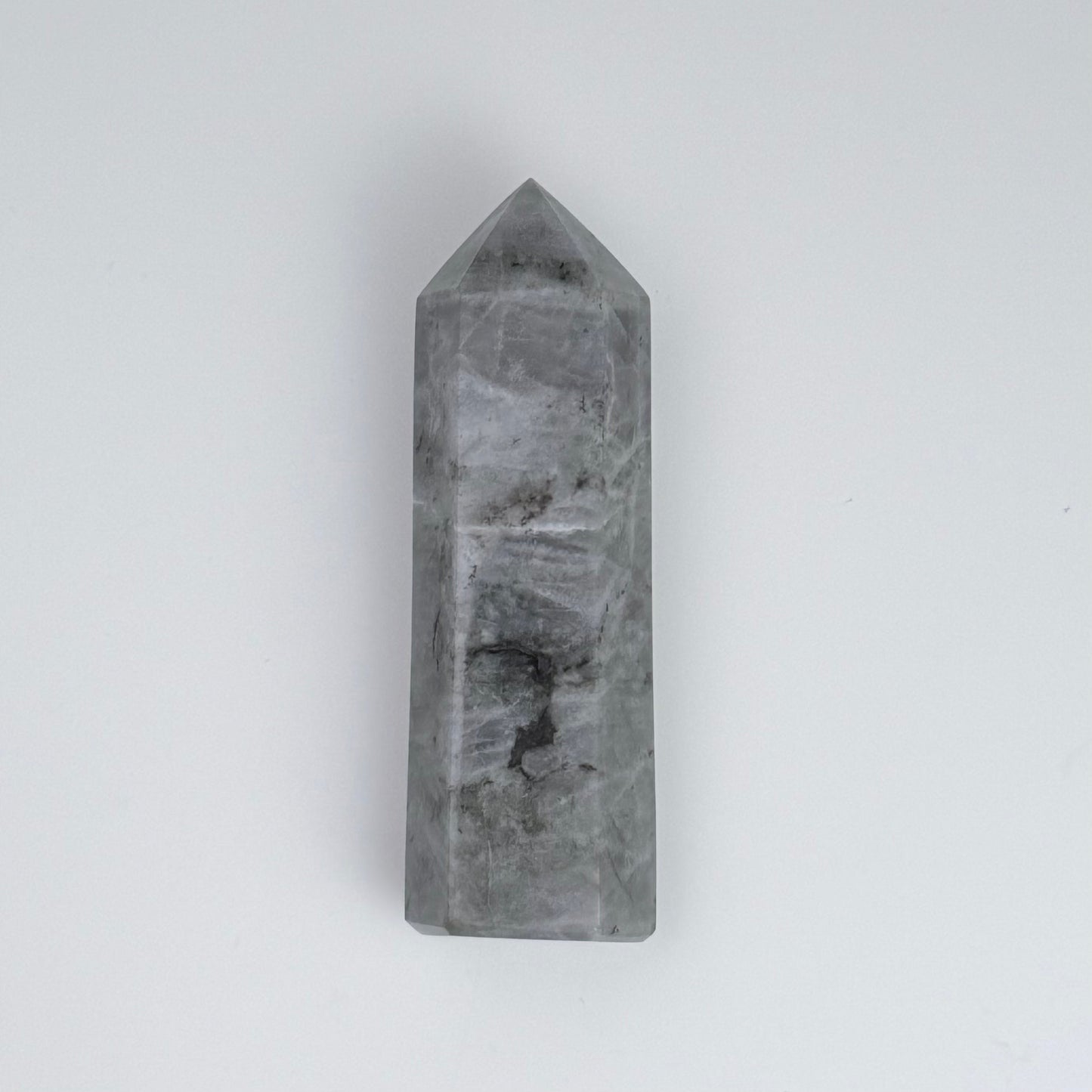 Labradorite Tower – Tower 3.5x1.25x1" sunset flash