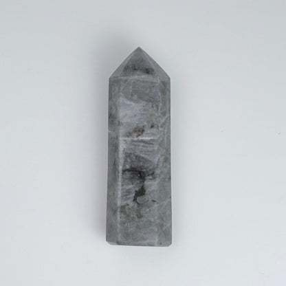 Labradorite Tower – Tower 3.5x1.25x1" sunset flash