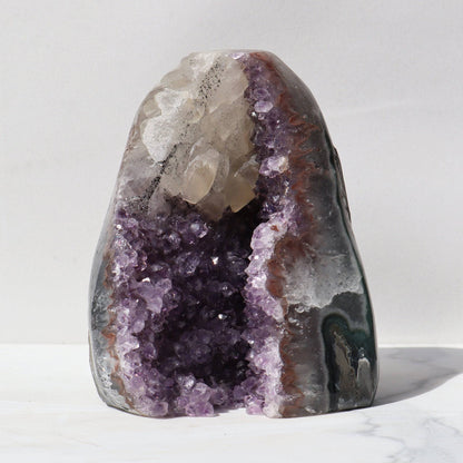 Green Jasper - Amethyst Geode – Amethysts Crystals Calcite Rare