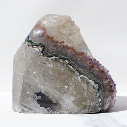 Green Jasper - Amethyst Geode – Amethysts Crystals Calcite Rare