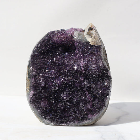 Zen Meditation Amethyst Geode – Amethysts Crystals Calcite