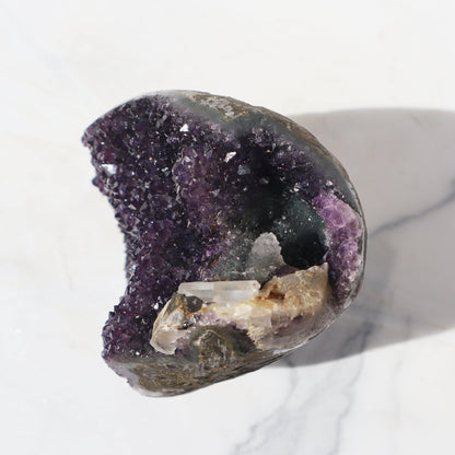 Zen Meditation Amethyst Geode – Amethysts Crystals Calcite