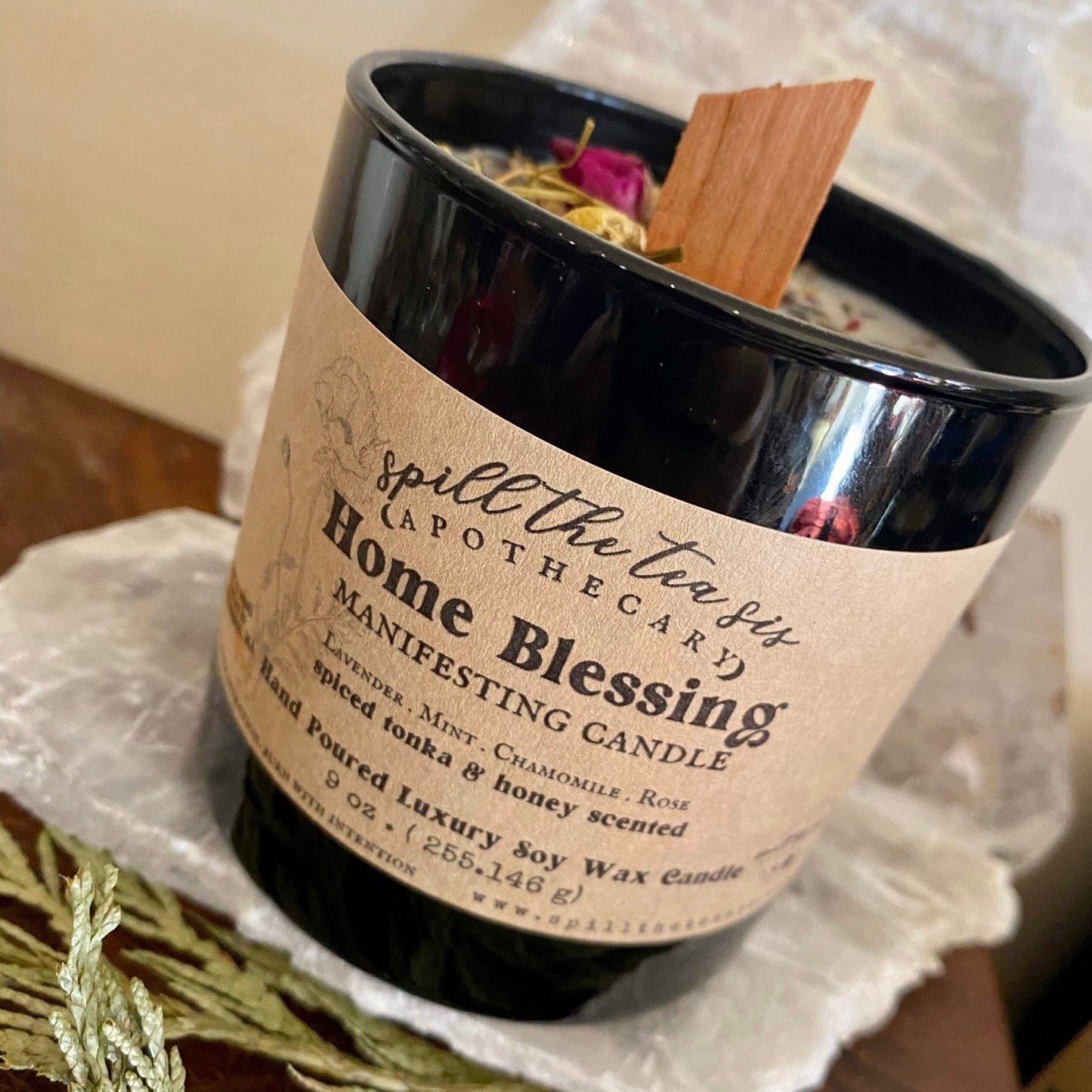 Home Blessings Intention Candle | New Home, New Job & New Beginnings –