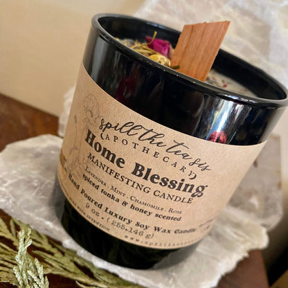 Home Blessings Intention Candle | New Home, New Job & New Beginnings –