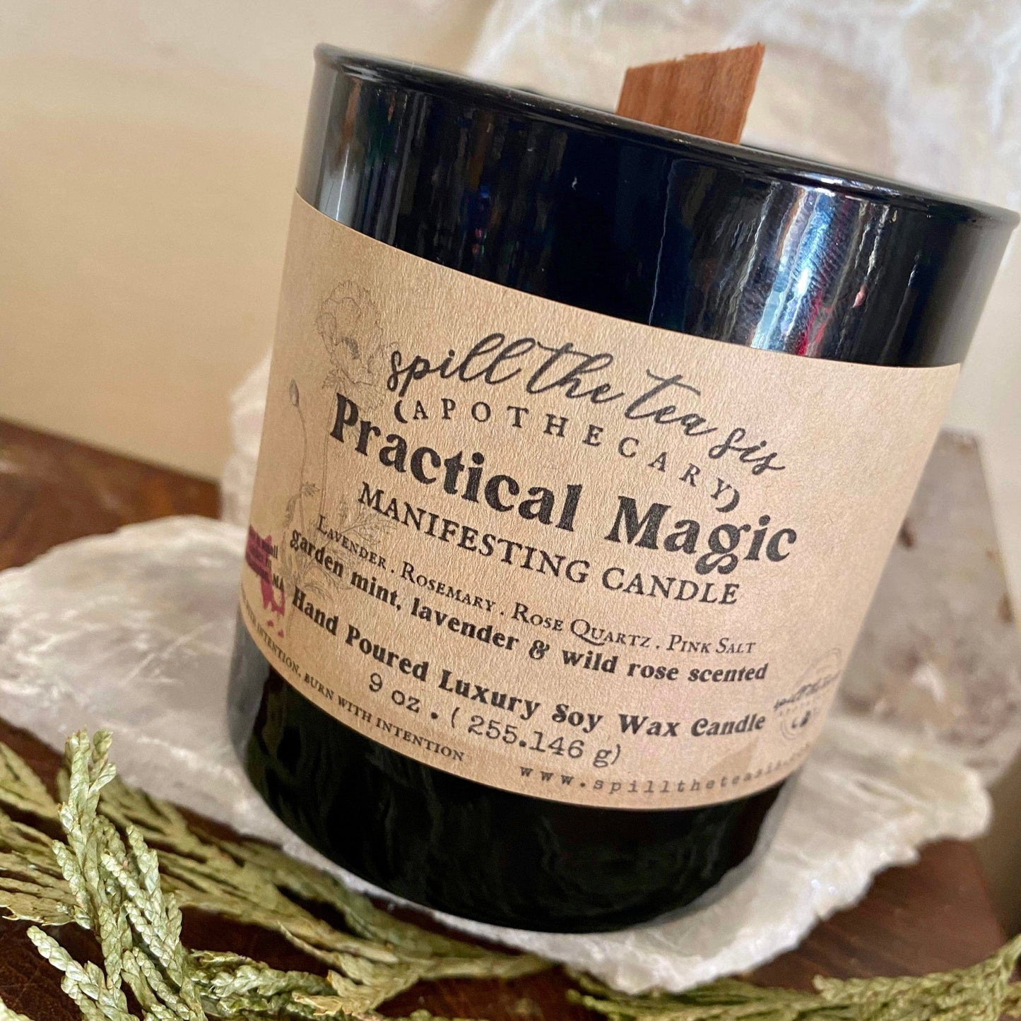 Practical Magic Intention Candle | Blessings, Luck & Sisterhood Soy Wax Candle