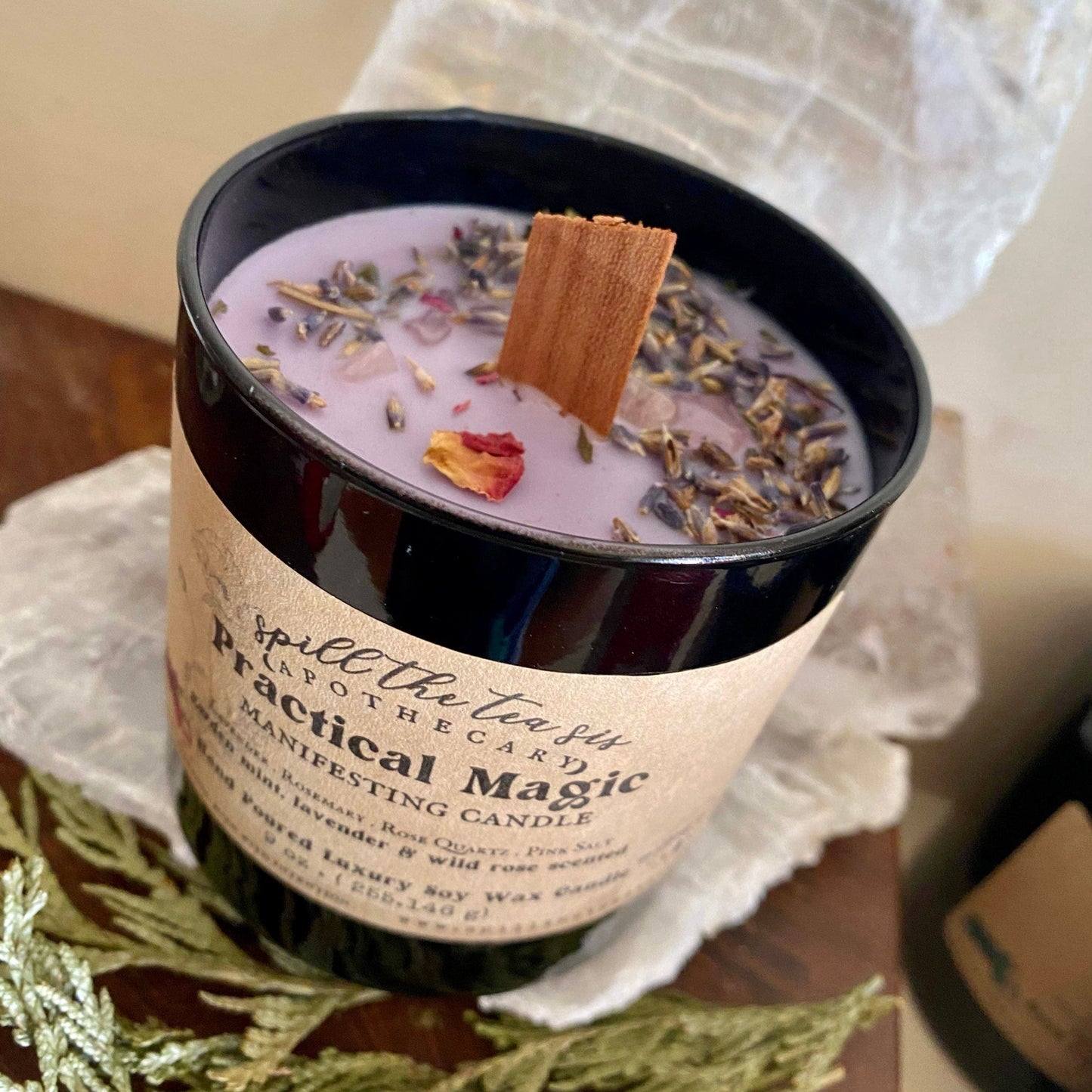 Practical Magic Intention Candle | Blessings, Luck & Sisterhood Soy Wax Candle