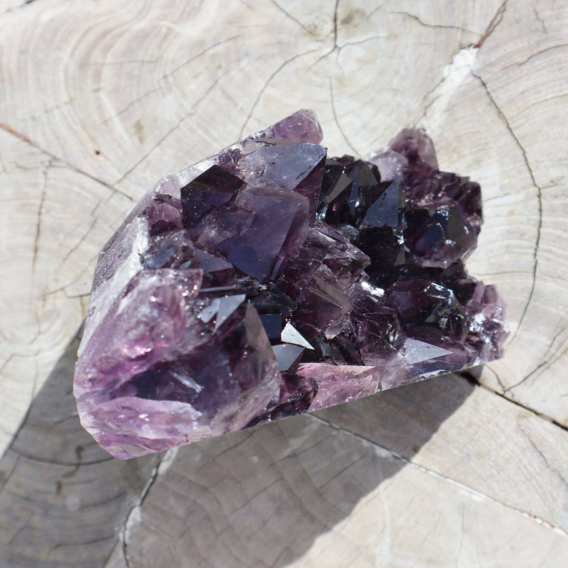 Raw Amethyst Crystal Cluster – Blue-Green Agate Display – amethyst clusters