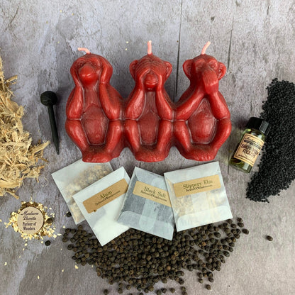 Stop Jealous Gossip Candle Spell Kit - Silence Gossip & Protect Reputation