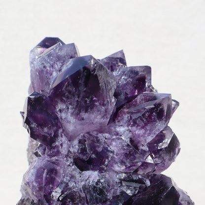 Cut Base Crystal Cluster | Blue Green Agate & Basalt – amethyst clusters