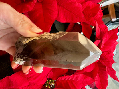 Lodalite Included Smoky Quartz with Phantoms 340g – Minerals