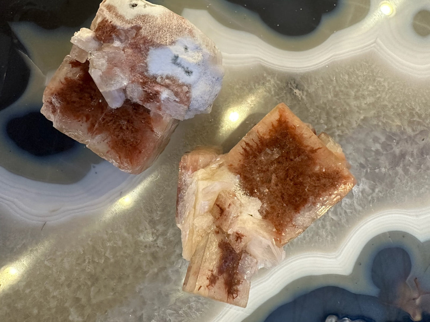 Red Apophyllite Cube (XL) from Pune, India – Minerals