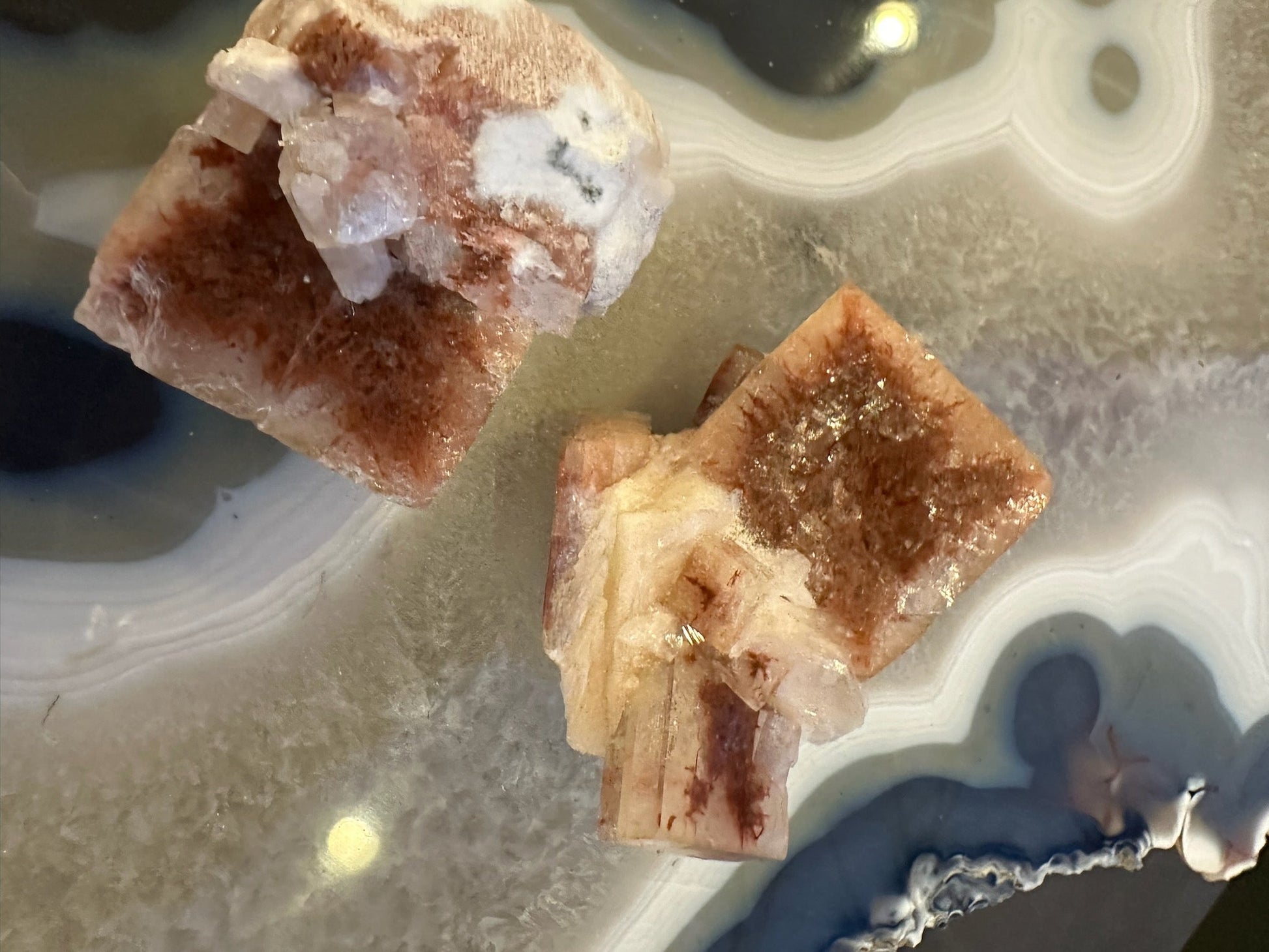 Red Apophyllite Cube (XL) from Pune, India – Minerals