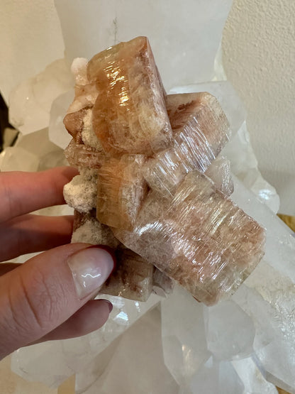 Red Apophyllite Cube Cluster from Pune, India – Minerals