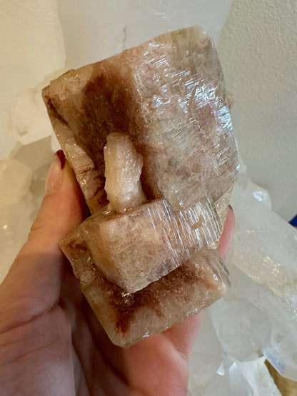 Red Apophyllite Cube Cluster from Pune, India – Minerals